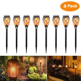 12 Led Solar Garden Light Outdoor Solar Light Waterproof Flickering Flame Torches Lawn Lamp For Garden Pathway Decoration