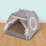 Pet products cat bed the general teepee closed cozy hammock with floors cat tent pet small dog house accessories products,