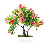 Artificial Plants Pine Bonsai Small Tree Pot Plants Fake Flowers Potted Ornaments For Home Decoration Hotel Garden Decor