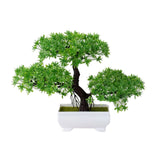 Artificial Plants Pine Bonsai Small Tree Pot Plants Fake Flowers Potted Ornaments For Home Decoration Hotel Garden Decor,