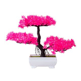 Artificial Plants Pine Bonsai Small Tree Pot Plants Fake Flowers Potted Ornaments For Home Decoration Hotel Garden Decor