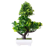 Artificial Plants Pine Bonsai Small Tree Pot Plants Fake Flowers Potted Ornaments For Home Decoration Hotel Garden Decor