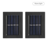 2pcs Solar Wall Lamp Outdoor Garden Waterproof Household Wall Lamp Light Up And Down Decorative Garden Lamps Hiking And Camping,