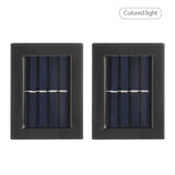 2pcs Solar Wall Lamp Outdoor Garden Waterproof Household Wall Lamp Light Up And Down Decorative Garden Lamps Hiking And Camping