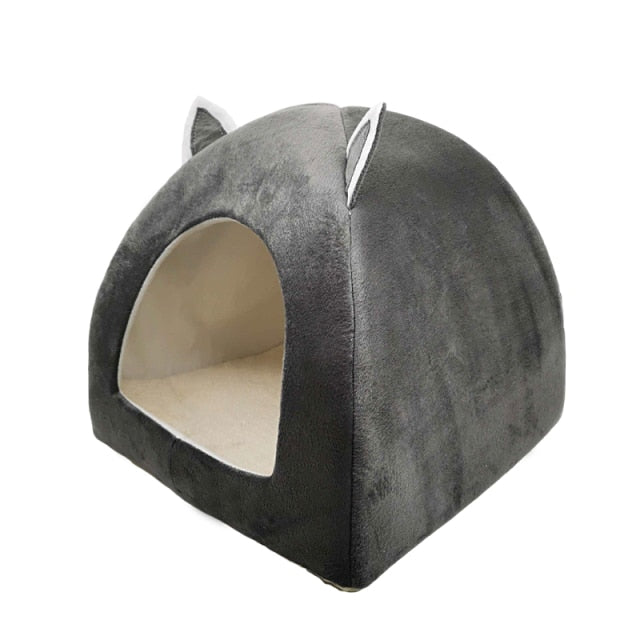 Pet Cat Bed House Dog Cushion Tower Basket Tent  Foldable Puppy Mascotas Casa  Plush Soft Kennel Multi-Purpose Dropshipping,