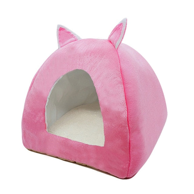 Pet Cat Bed House Dog Cushion Tower Basket Tent  Foldable Puppy Mascotas Casa  Plush Soft Kennel Multi-Purpose Dropshipping,