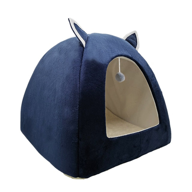 Pet Cat Bed House Dog Cushion Tower Basket Tent  Foldable Puppy Mascotas Casa  Plush Soft Kennel Multi-Purpose Dropshipping,