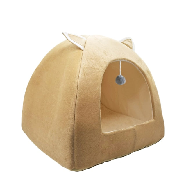 Pet Cat Bed House Dog Cushion Tower Basket Tent  Foldable Puppy Mascotas Casa  Plush Soft Kennel Multi-Purpose Dropshipping,