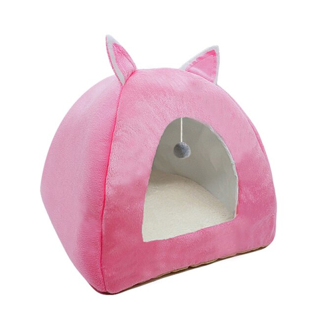 Pet Cat Bed House Dog Cushion Tower Basket Tent  Foldable Puppy Mascotas Casa  Plush Soft Kennel Multi-Purpose Dropshipping,