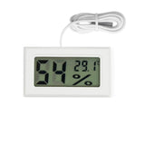 Digital Thermometer Hygrometer Mini LCD Humidity Meter Freezer Fridge Thermometer for -50~70 Coolers Aquarium Chillers,