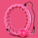 24 Sections Smart Detachable Finess Hoop Waist Trainer For Slimming Massage Lose Weight Sport at Home Weighted Hoop Smart Ring,
