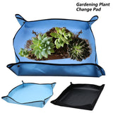 Plant Change Thicken Pad Reusable Waterproof Basin Land Cushion Square Gardening Mix Soil Lock Design Mat Flower Pot 100x100CM,