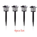 2/4/6/8pcs Led Solar Pathway Lights Waterproof Outdoor Solar Lamp for Garden/Landscape/Yard/Patio/Driveway/Walkway Lighting,