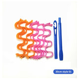 30CM / 50CM New12PCS DIY Magic Hair Curler Portable Hairstyle Roller Sticks Durable Beauty Makeup Curling Hair Styling Tools,