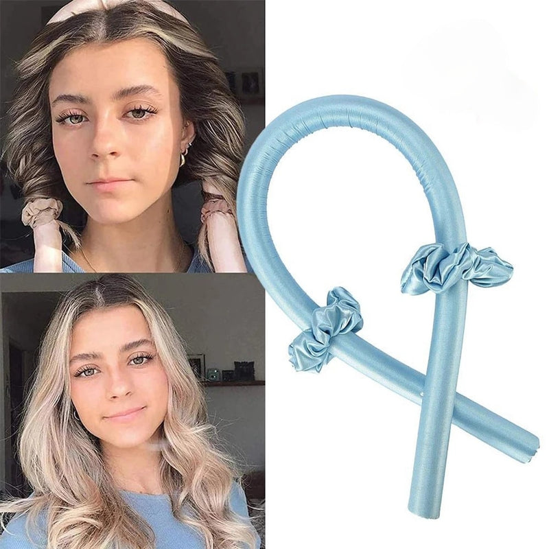 Heatless Curling Rod Headband No Heat Curls Ribbon Hair Rollers Sleeping Hair Curlers DIY Hair Styling Tools Dropshiping,