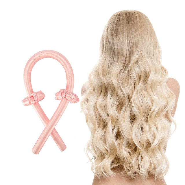 Heatless Curling Rod Headband No Heat Curls Ribbon Hair Rollers Sleeping Hair Curlers DIY Hair Styling Tools Dropshiping,