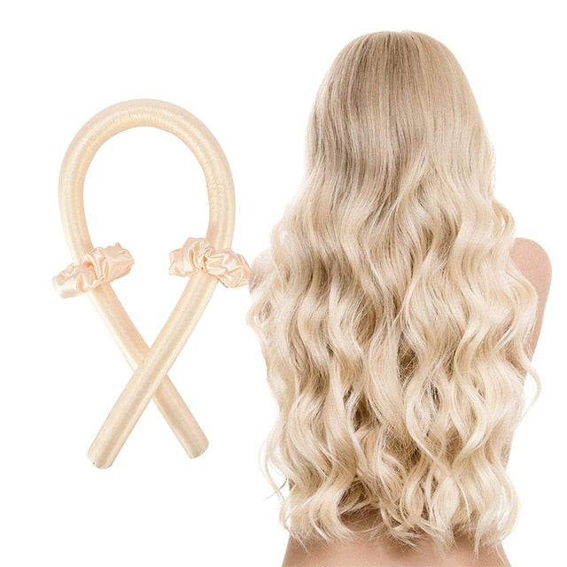 Heatless Curling Rod Headband No Heat Curls Ribbon Hair Rollers Sleeping Hair Curlers DIY Hair Styling Tools Dropshiping,