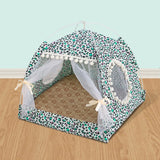 Pet tent bed for cat house cozy products for pet accessories nest comfy calming cat beds for small dogs chihuahua tent hammock,