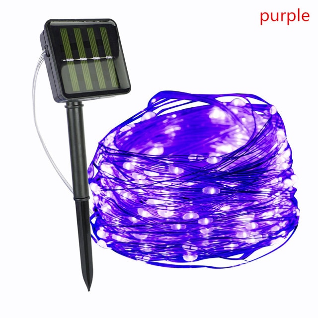LED Outdoor Solar Lamp String Lights 100/200 LEDs Fairy Holiday Wedding Party Garland Solar Garden Waterproof for Home Led Decor,