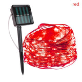 LED Outdoor Solar Lamp String Lights 100/200 LEDs Fairy Holiday Wedding Party Garland Solar Garden Waterproof for Home Led Decor,