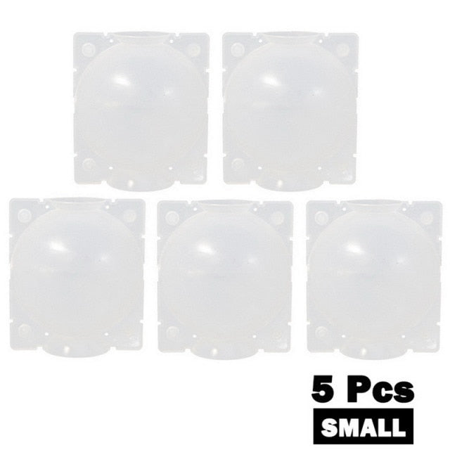 5pcs Plant Rooting Ball Grafting Rooting Growing Box Breeding Case For Garden Plant High-pressure Propagation Box Sapling