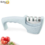 Knife Sharpener 3 Stages Professional Whetstone Kitchen Sharpening Stone Tungsten Diamond Grinder Damascus Chef Accessories Tool,