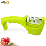 Knife Sharpener 3 Stages Professional Whetstone Kitchen Sharpening Stone Tungsten Diamond Grinder Damascus Chef Accessories Tool,