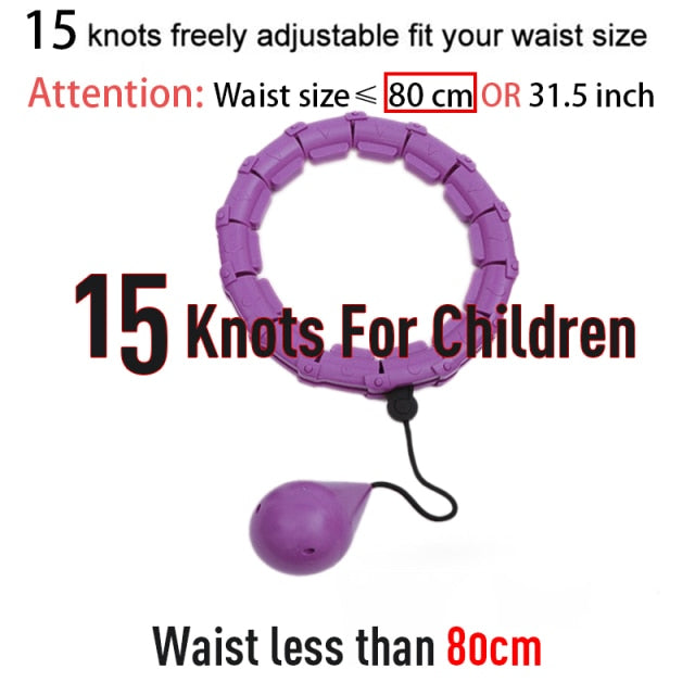 Hoelahoep Gewichten Deporte En Casa Fitness Smart Sport Easy Hoop Diet Rings Women Reifen Gym Equipment Weighted Loss Wholesale,