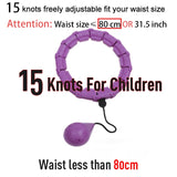 Hoelahoep Gewichten Deporte En Casa Fitness Smart Sport Easy Hoop Diet Rings Women Reifen Gym Equipment Weighted Loss Wholesale,