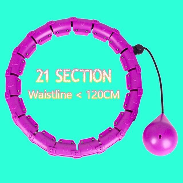 Hoelahoep Gewichten Deporte En Casa Fitness Smart Sport Easy Hoop Diet Rings Women Reifen Gym Equipment Weighted Loss Wholesale,