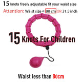 Hoelahoep Gewichten Deporte En Casa Fitness Smart Sport Easy Hoop Diet Rings Women Reifen Gym Equipment Weighted Loss Wholesale,