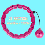 Hoelahoep Gewichten Deporte En Casa Fitness Smart Sport Easy Hoop Diet Rings Women Reifen Gym Equipment Weighted Loss Wholesale,