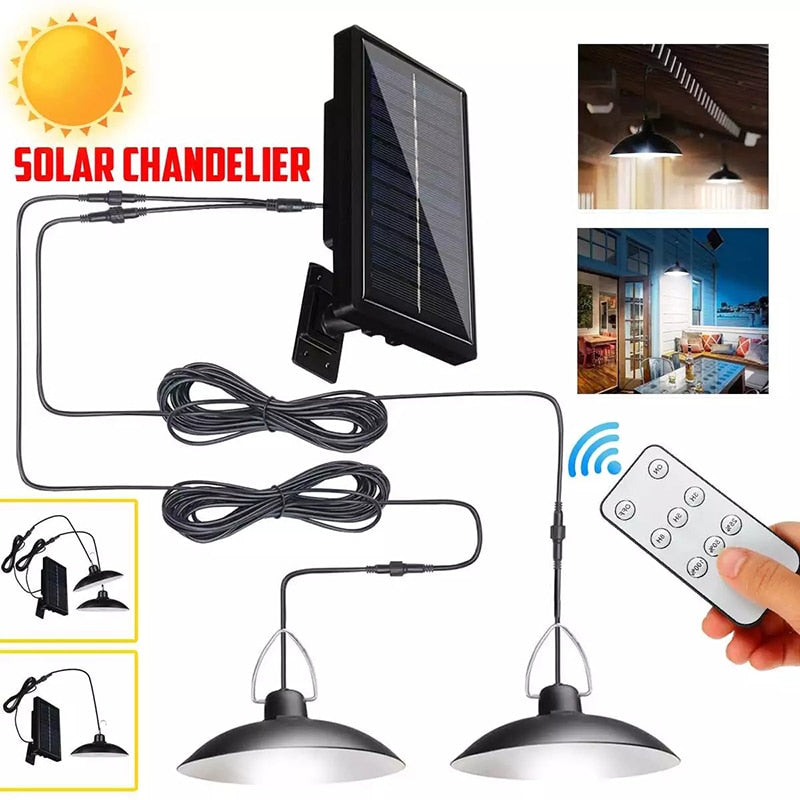 Split solar Light remote led lights with extension outdoor waterproof wall lamp sunlight powered Lantern for garden street