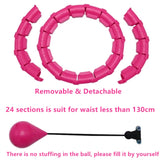 Upgraded Smart Fall-proof Sport Hoops With Ball Weight Lose Burn Fat Waist Trainer Intelligent Home Gym Femme Fitness Equipement,