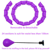 Upgraded Smart Fall-proof Sport Hoops With Ball Weight Lose Burn Fat Waist Trainer Intelligent Home Gym Femme Fitness Equipement,