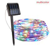 Solar Lights Maple Leaf Fairy Lights 10m 100LED /5M 50 LED Waterproof Outdoor Garland Solar Lamp Christmas for Garden Decoration,