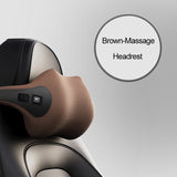 JINSERTA Massage Neck Support Pillow Car Seat Back Support Headrest Pillow Simulation Human Massage Car Back Travel Home Office,