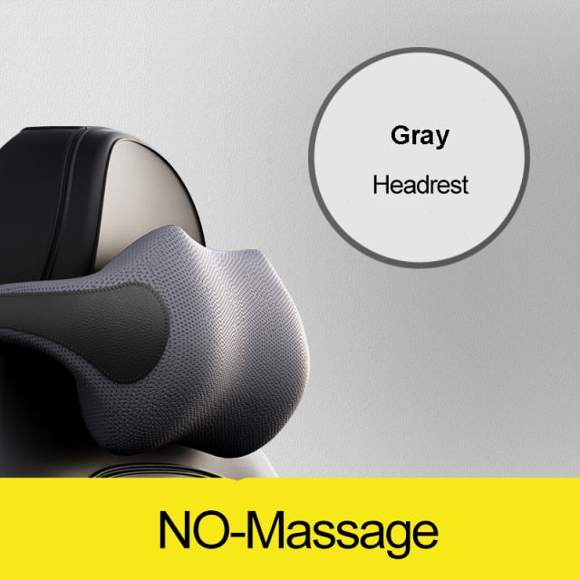 JINSERTA Massage Neck Support Pillow Car Seat Back Support Headrest Pillow Simulation Human Massage Car Back Travel Home Office,