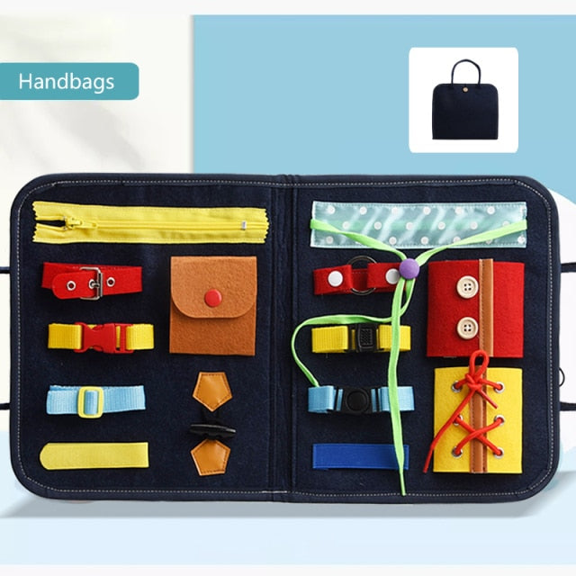 baby montessori toys for children boys girls Busy Board Educational toys Sensory Board For Toddlers Ntelligence Development,