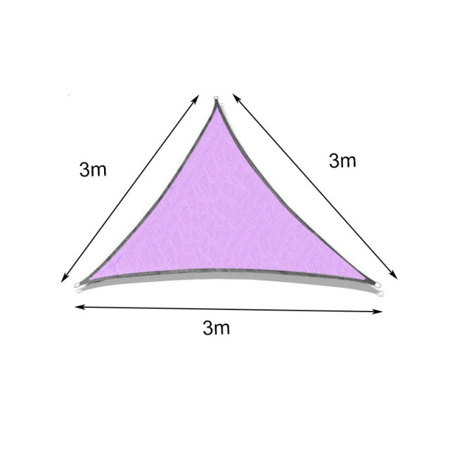 Outdoor Sun Shade Sail Garden Awning Easy Waterproof Terrace Tourist Parasol Pergola Gazebos Camping Multicolored Canvas Anti-UV