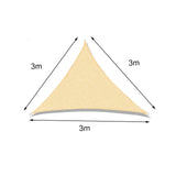 Outdoor Sun Shade Sail Garden Awning Easy Waterproof Terrace Tourist Parasol Pergola Gazebos Camping Multicolored Canvas Anti-UV