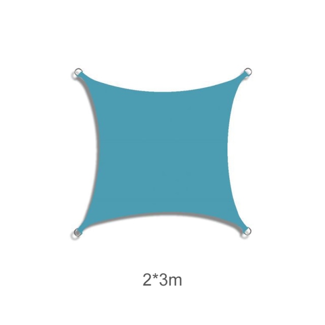 Outdoor Sun Shade Sail Garden Awning Easy Waterproof Terrace Tourist Parasol Pergola Gazebos Camping Multicolored Canvas Anti-UV,
