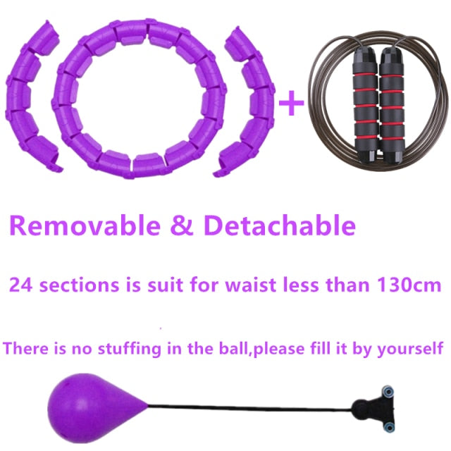 Upgraded Smart Fall-proof Sport Hoops With Ball Weight Lose Burn Fat Waist Trainer Intelligent Home Gym Femme Fitness Equipement,