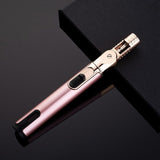 Super Long BBQ Kitchen Cooking Gas Lighter Torch Turbo Lighter Cigar Smoking Lighters Metal Cigarette Lighters Gadgets for Men,