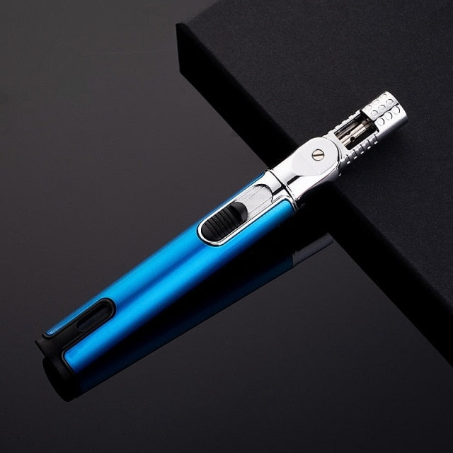 Super Long BBQ Kitchen Cooking Gas Lighter Torch Turbo Lighter Cigar Smoking Lighters Metal Cigarette Lighters Gadgets for Men,