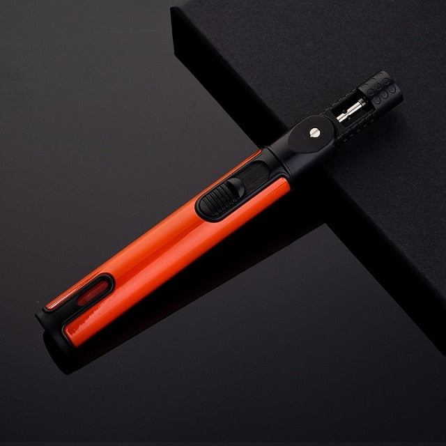 Super Long BBQ Kitchen Cooking Gas Lighter Torch Turbo Lighter Cigar Smoking Lighters Metal Cigarette Lighters Gadgets for Men,