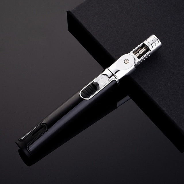 Super Long BBQ Kitchen Cooking Gas Lighter Torch Turbo Lighter Cigar Smoking Lighters Metal Cigarette Lighters Gadgets for Men,