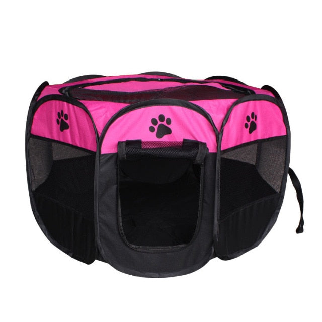 Pet Cage Portable Pet Tent Folding Dog House Indoor Cat Tent Puppy Kennel For Dog Cat Rabbits Outdoor Playpen Easy Operation,