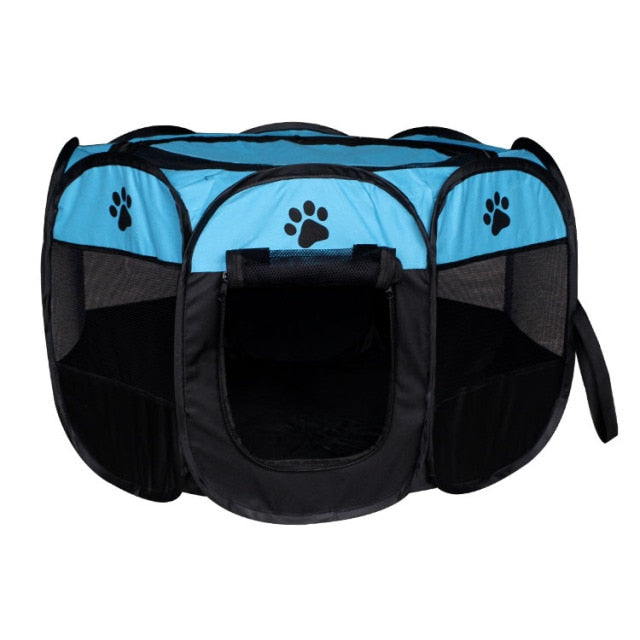 Pet Cage Portable Pet Tent Folding Dog House Indoor Cat Tent Puppy Kennel For Dog Cat Rabbits Outdoor Playpen Easy Operation,