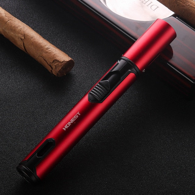 Super Long BBQ Kitchen Cooking Gas Lighter Torch Turbo Lighter Cigar Smoking Lighters Metal Cigarette Lighters Gadgets for Men,